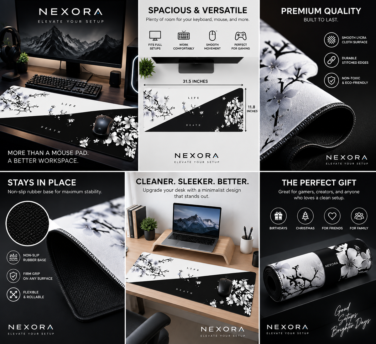NEXORA XL Desk Mat